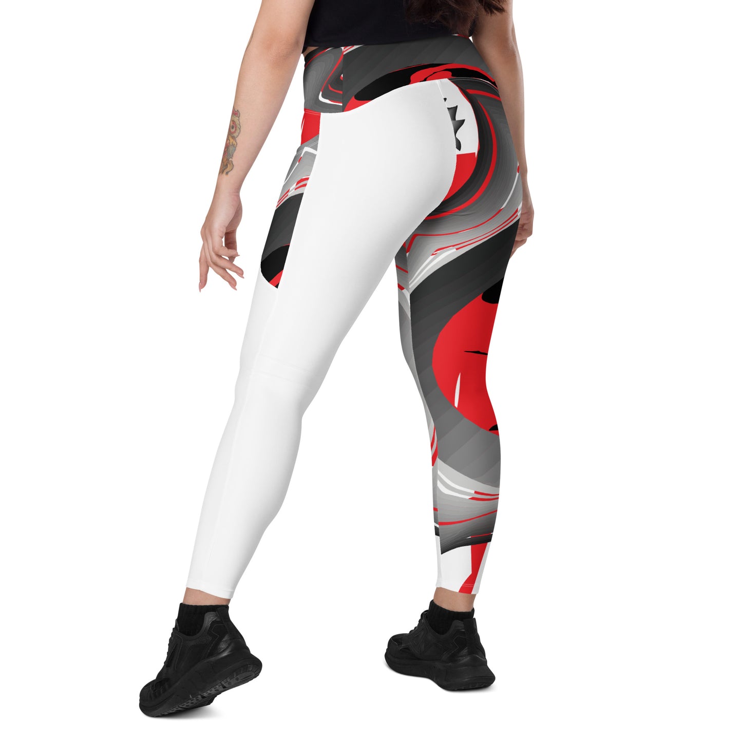 Tupac Legend Crossover Leggings With Pockets